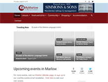 Tablet Screenshot of mymarlow.co.uk